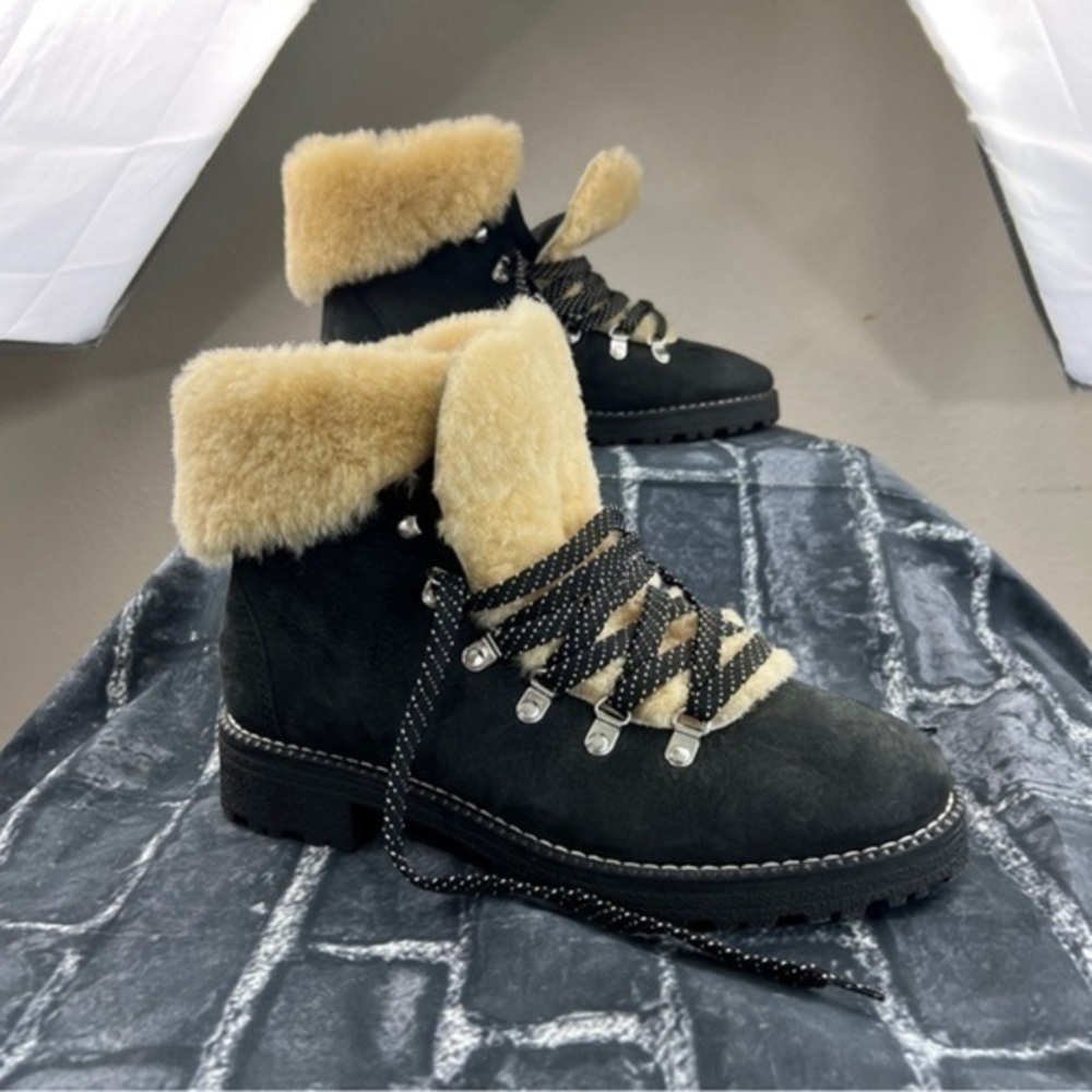 J CREW FUR BOOTS
